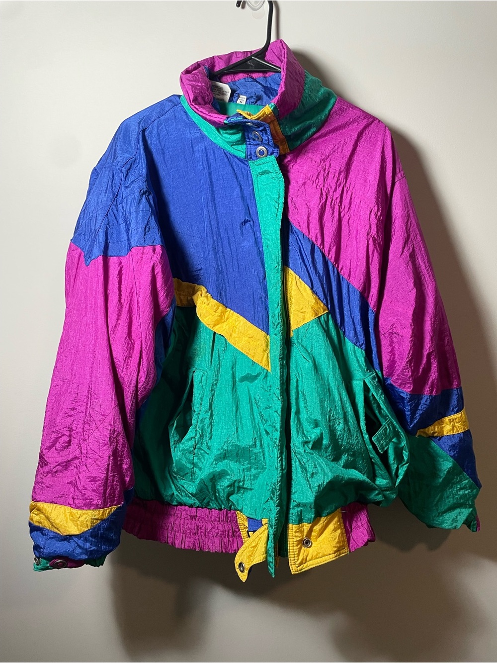 Vintage 80s/90s Women’s M  Windbreaker heavy Jacket